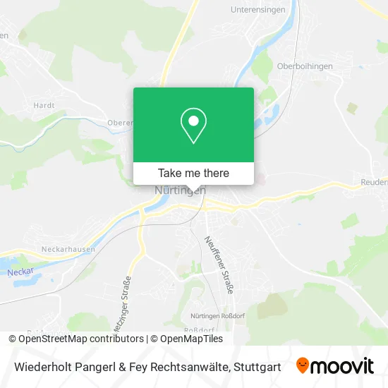 Карта Wiederholt Pangerl & Fey Rechtsanwälte