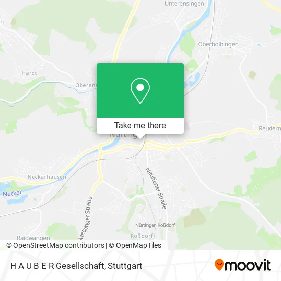 Карта H A U B E R Gesellschaft