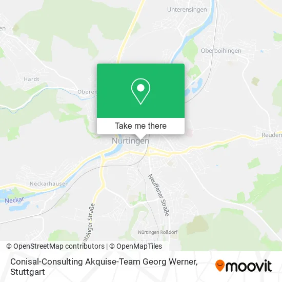 Карта Conisal-Consulting Akquise-Team Georg Werner