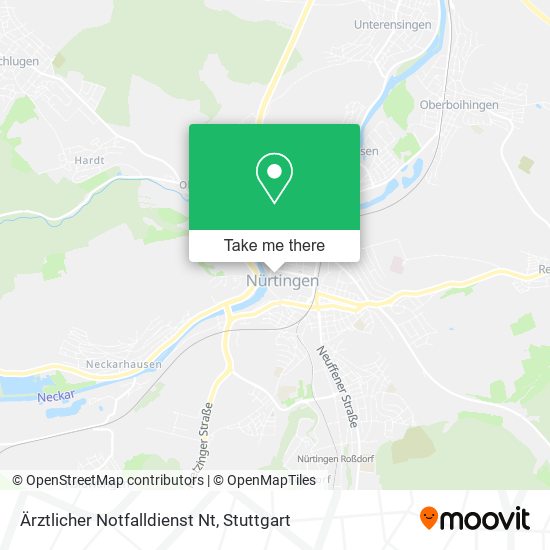 Карта Ärztlicher Notfalldienst Nt