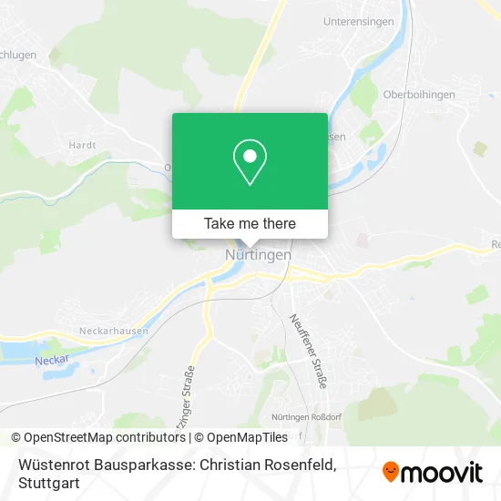 Карта Wüstenrot Bausparkasse: Christian Rosenfeld