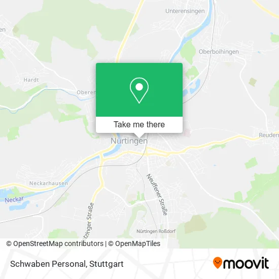 Карта Schwaben Personal