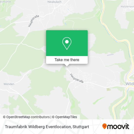 Карта Traumfabrik Wildberg Eventlocation