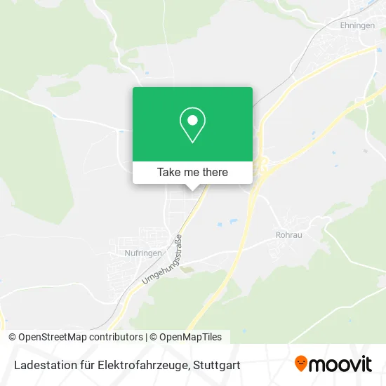 Карта Ladestation für Elektrofahrzeuge