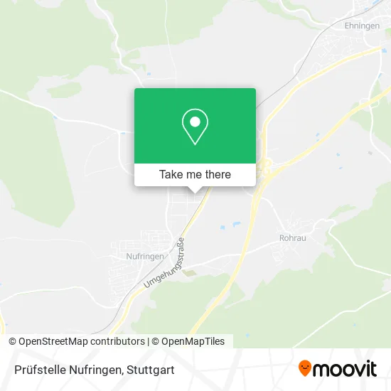 Карта Prüfstelle Nufringen
