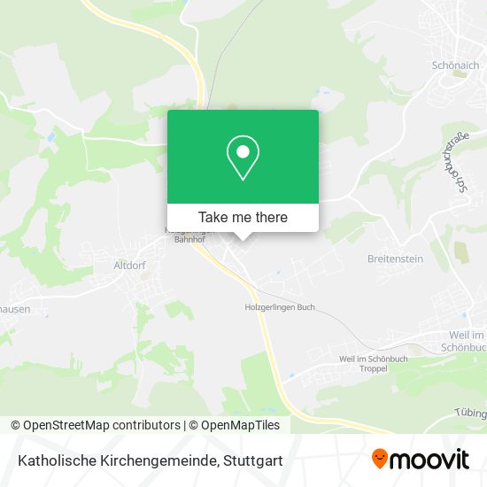 Katholische Kirchengemeinde map