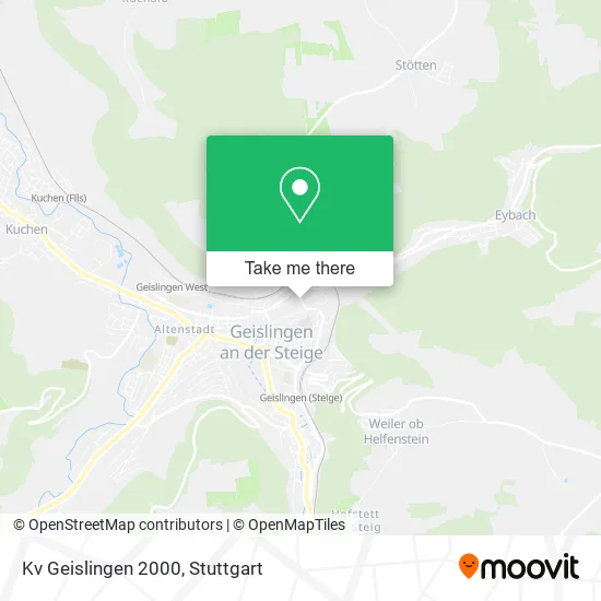 Карта Kv Geislingen 2000