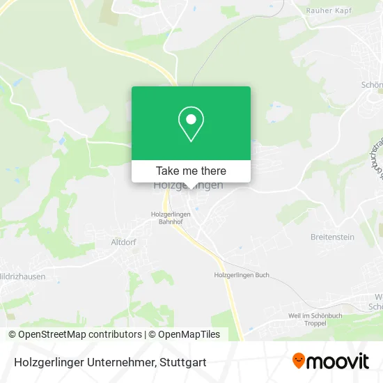 Карта Holzgerlinger Unternehmer