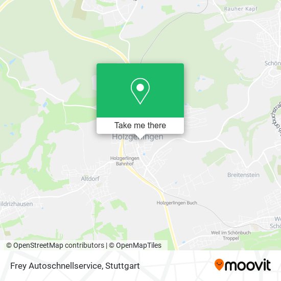 Frey Autoschnellservice map