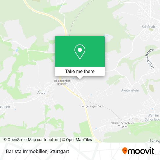 Barista Immobilien map