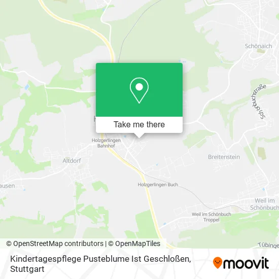 Карта Kindertagespflege Pusteblume Ist Geschloßen