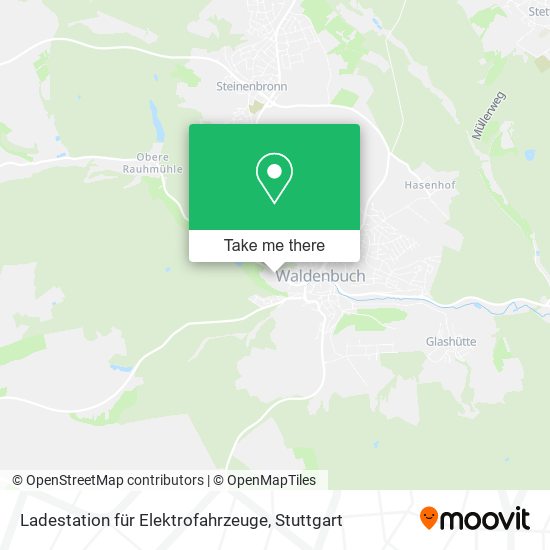 Карта Ladestation für Elektrofahrzeuge