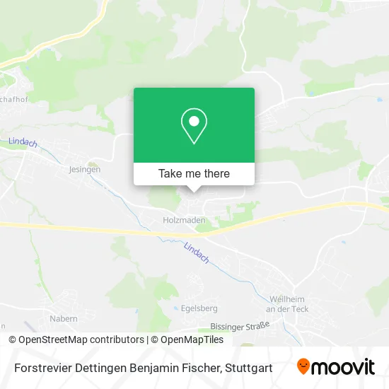 Карта Forstrevier Dettingen Benjamin Fischer