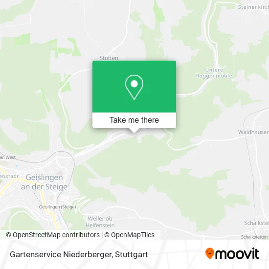 Карта Gartenservice Niederberger