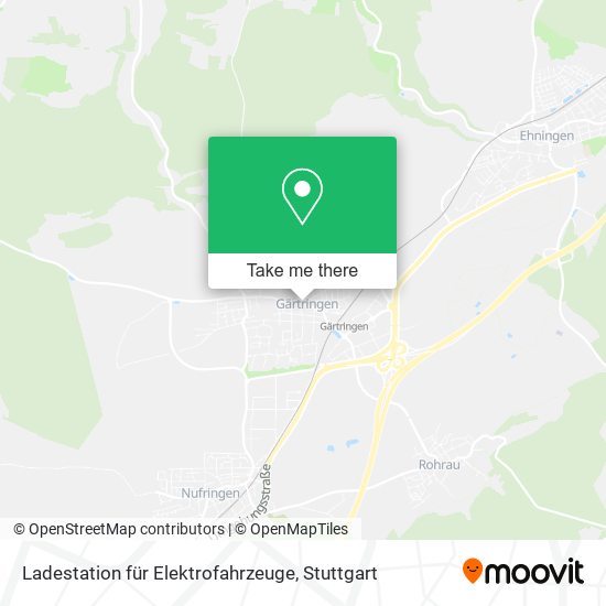 Карта Ladestation für Elektrofahrzeuge