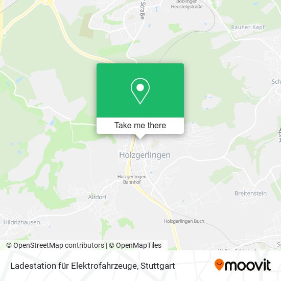 Ladestation für Elektrofahrzeuge map