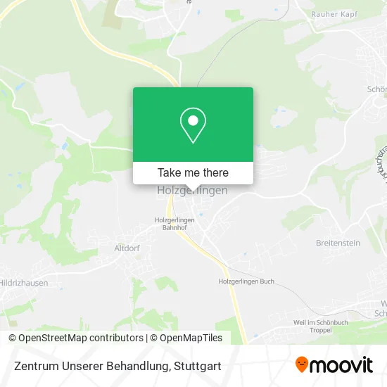 Карта Zentrum Unserer Behandlung