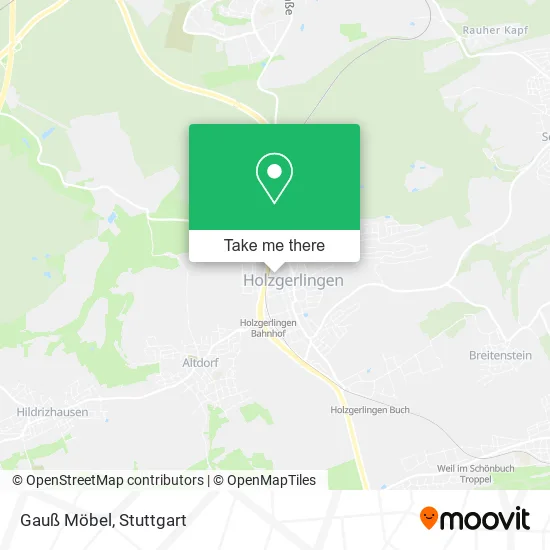 Карта Gauß Möbel