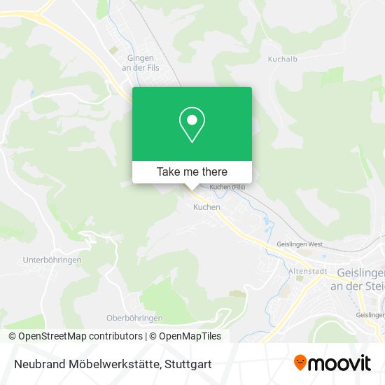 Neubrand Möbelwerkstätte map