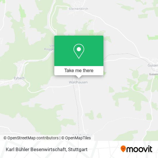 Karl Bühler Besenwirtschaft map