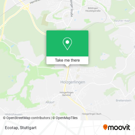 Ecotap map