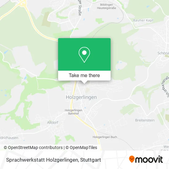 Карта Sprachwerkstatt Holzgerlingen