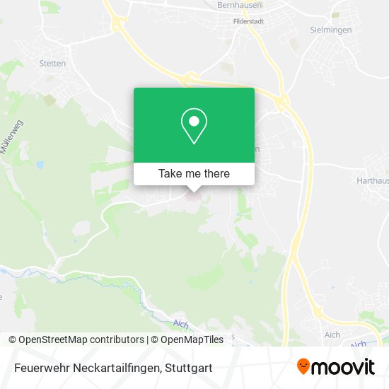 Feuerwehr Neckartailfingen map