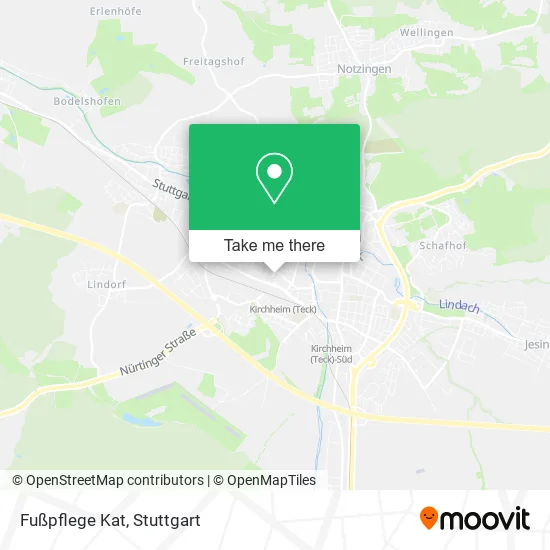 Карта Fußpflege Kat