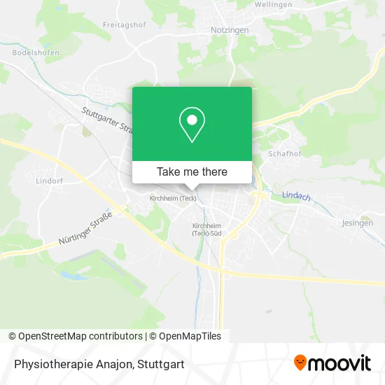 Карта Physiotherapie Anajon