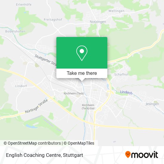 English Coaching Centre map