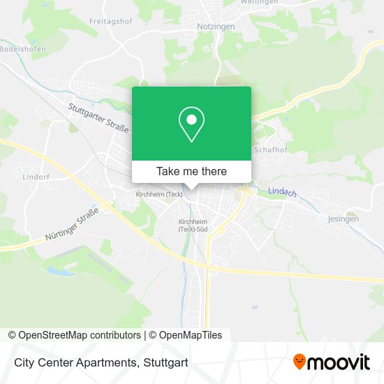 City Center Apartments map