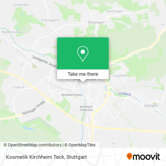 Kosmetik Kirchheim Teck map