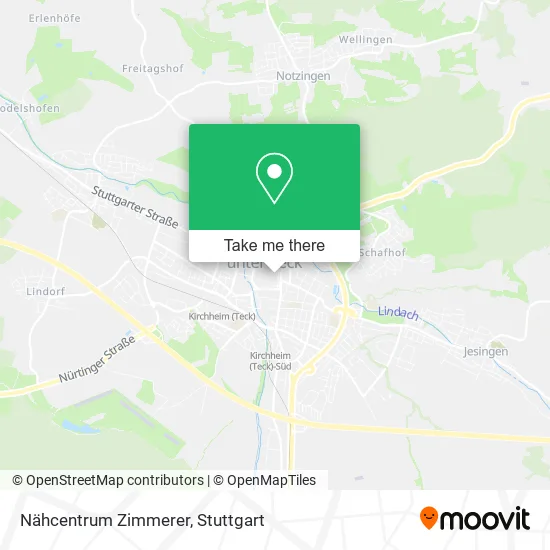 Карта Nähcentrum Zimmerer