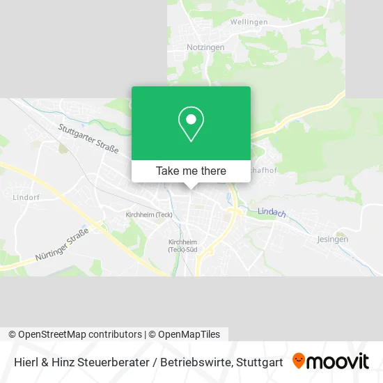 Карта Hierl & Hinz Steuerberater / Betriebswirte
