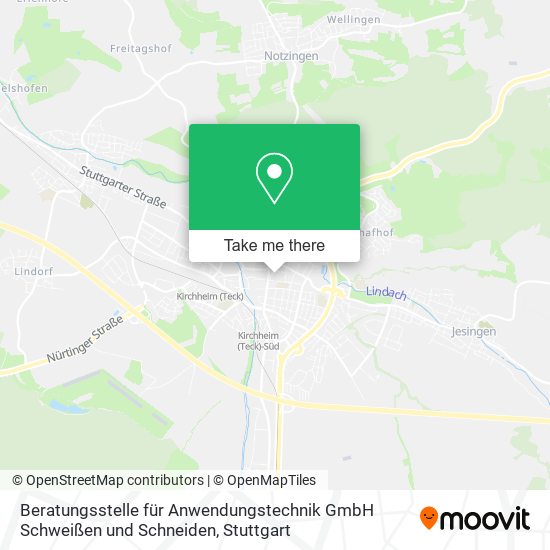 Beratungsstelle für Anwendungstechnik GmbH Schweißen und Schneiden map