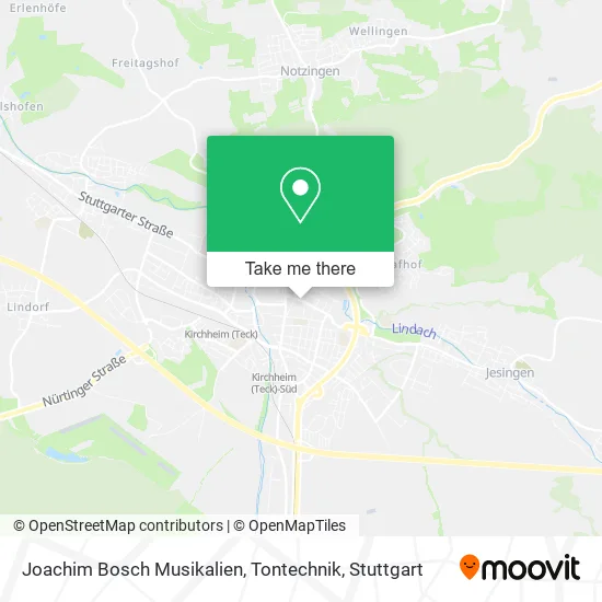 Карта Joachim Bosch Musikalien, Tontechnik