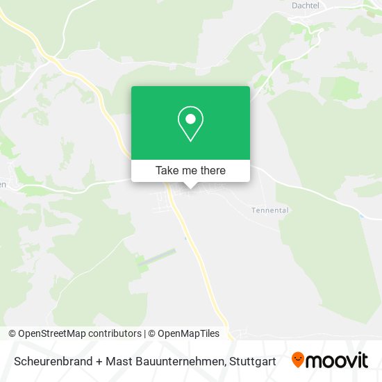 Scheurenbrand + Mast Bauunternehmen map