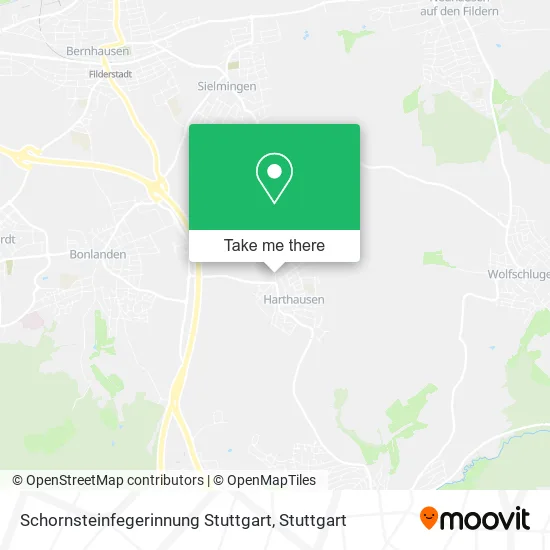 Карта Schornsteinfegerinnung Stuttgart