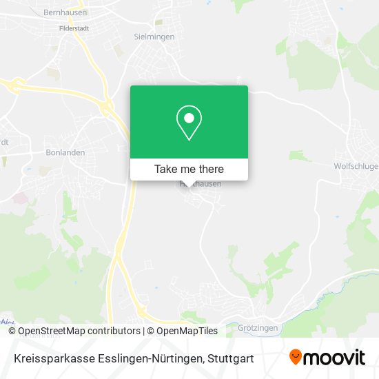 Карта Kreissparkasse Esslingen-Nürtingen