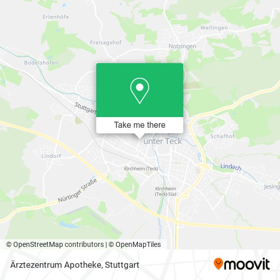 Ärztezentrum Apotheke map