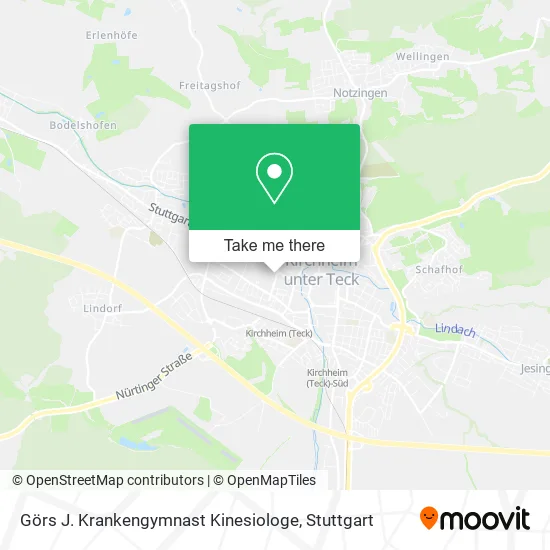 Карта Görs J. Krankengymnast Kinesiologe