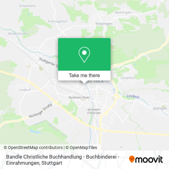 Bandle Christliche Buchhandlung - Buchbinderei - Einrahmungen map