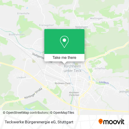 Карта Teckwerke Bürgerenergie eG