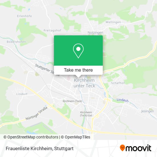 Frauenliste Kirchheim map