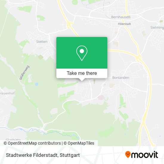 Stadtwerke Filderstadt map