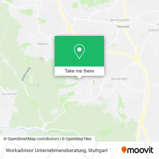 Карта Workadvisor Unternehmensberatung
