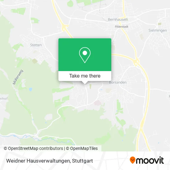 Карта Weidner Hausverwaltungen