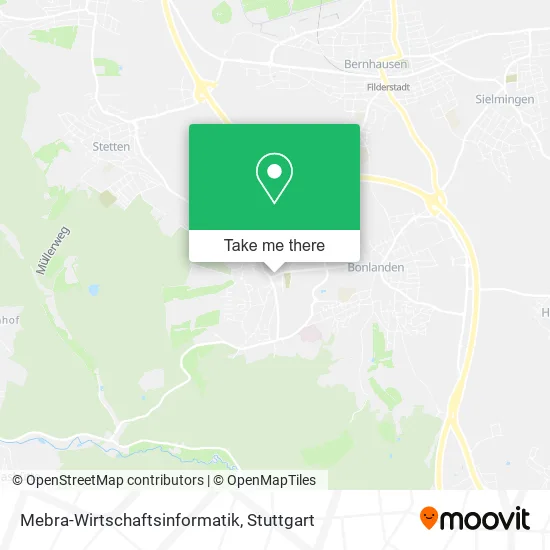 Mebra-Wirtschaftsinformatik map