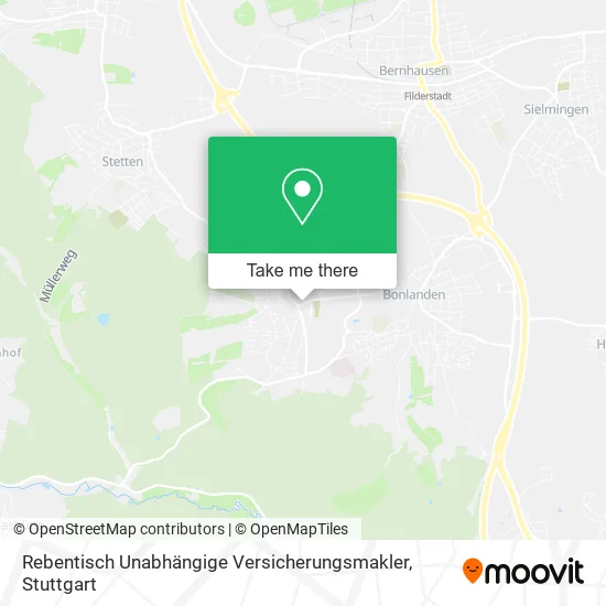 Карта Rebentisch Unabhängige Versicherungsmakler