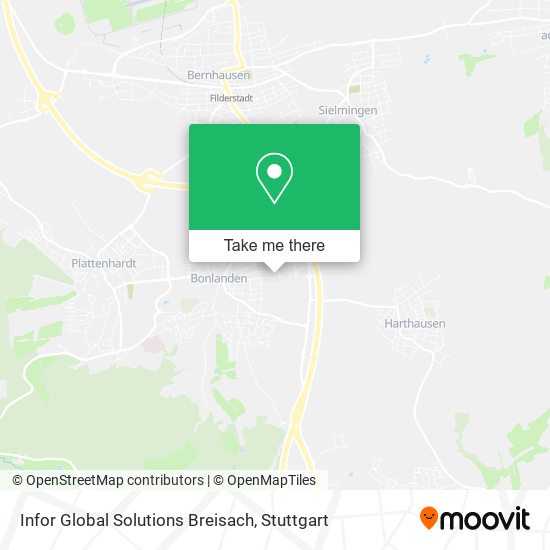 Infor Global Solutions Breisach map